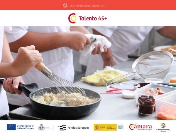 Talento 45+: Curs ajudant de cuina